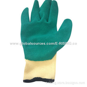 Soft Cotton Lines Latex Coated Gloves, EN388: 3132